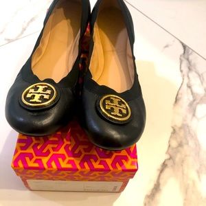 Tory Burch Black Caroline Ballet